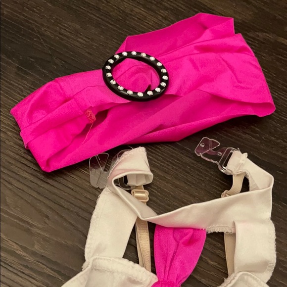 Jazz Musical Theatre Pink Fringe Dance costume - Picture 3 of 6